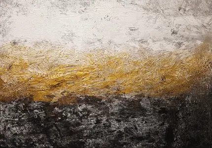 Anyagok sokfélesége, textúrák megálmodása és létrejötte feszített vásznon