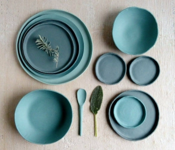 Zöld porcelánok