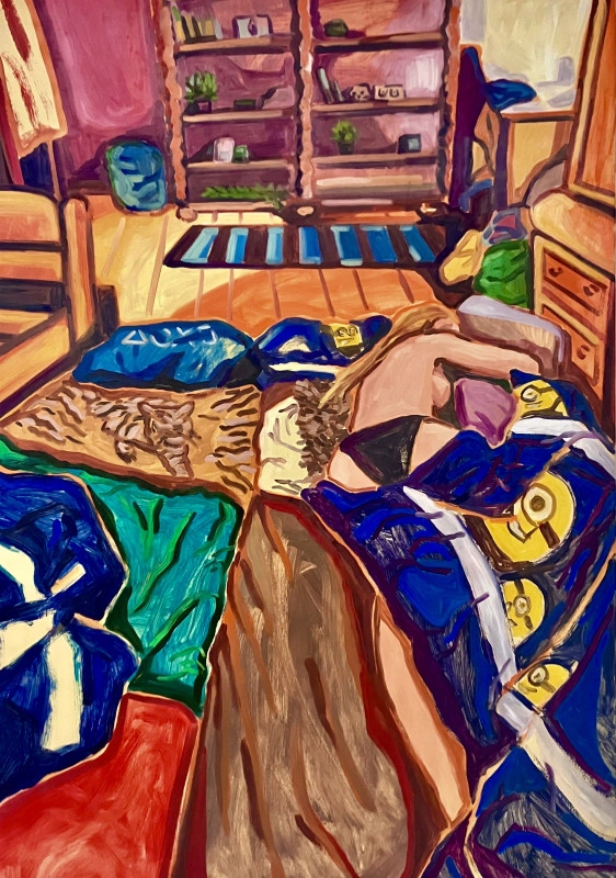 To blend in with the blankets (Rotting in bed V.)